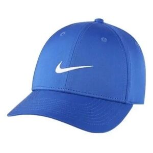 Nike Legacy91 Blue White Dri-Fit Adjustable Strapback Hat Cap NWT